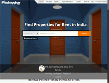 Tablet Screenshot of findmyghar.com